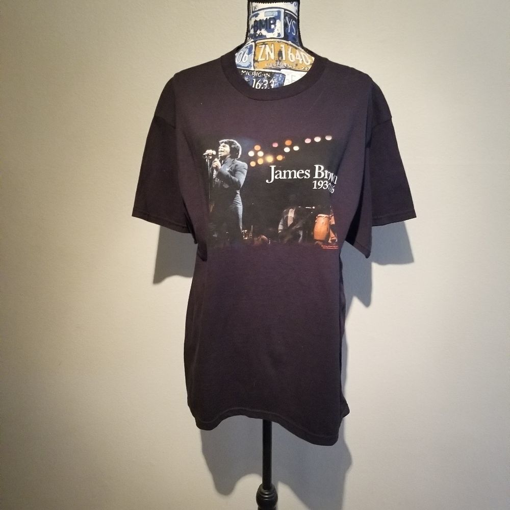 JAMES BROWN T SHIRT 2006 ZION ROOTSWEAR SIZE LARGE B35
